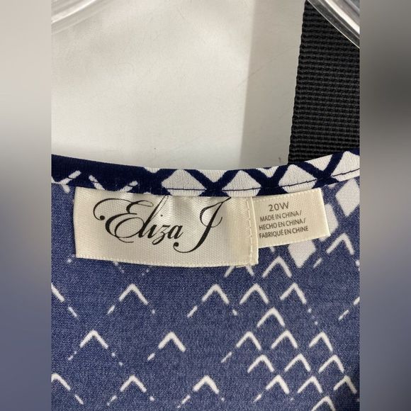 Eliza J Printed Sleeveless Maxi Dress 20W - Picture 5 of 6